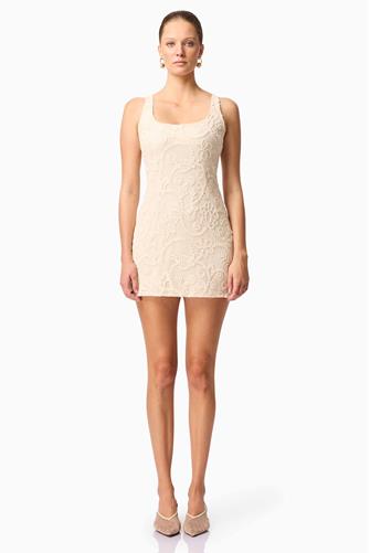 Valentine Mini Dress NATURAL