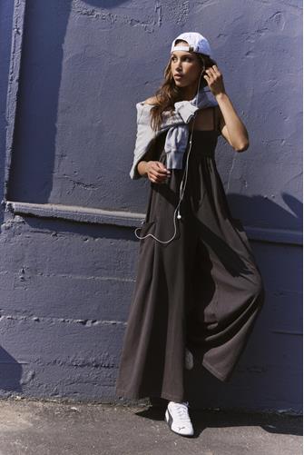 Hot Shot Strappy Jumpsuit BLACK