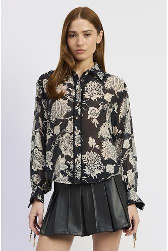 Elisabet Shirt BLACK IVORY