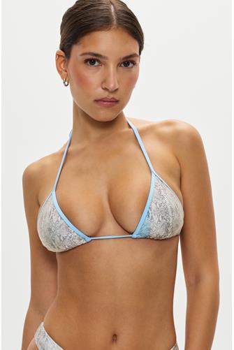 Blue Python Nick Satin Top BLUE PYTHON