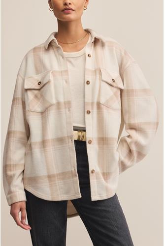 Hiker Two Toned Fleece Jacket SMOKEY