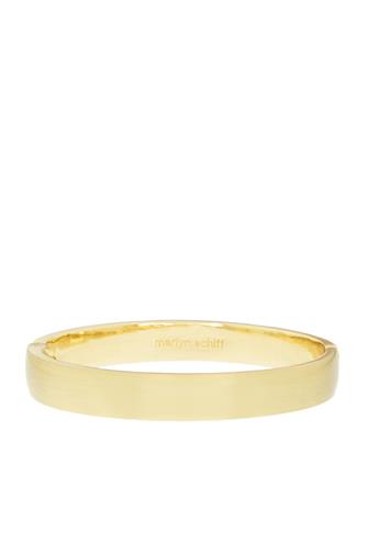 Shiny And Matte Hinge Bangle GOLD