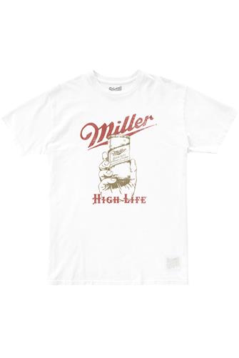 Miller High Life Beer Hand WHITE