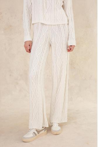Cable Knit Lounge Bottom Sea Salt