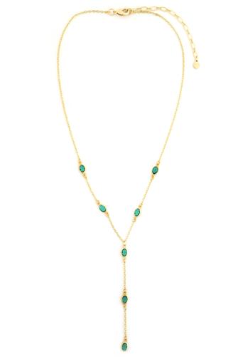16 In Neck Gold Chain Link Oval Multi 