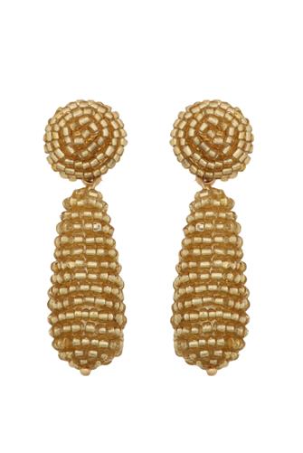 2 In Ear Post Teardrop Beaded 