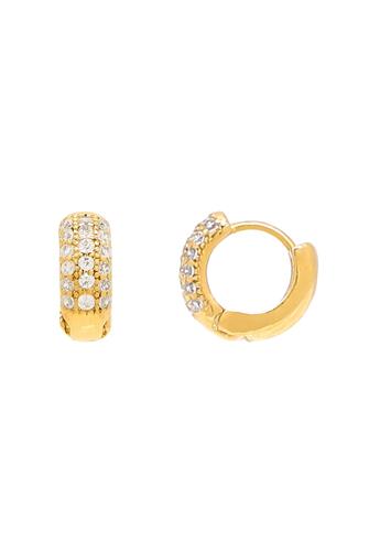 CZ Mini Hoop GOLD