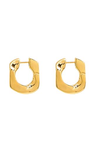 Molton Oval Hoop GOLD
