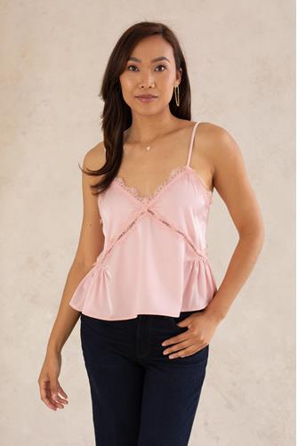 Lacey Layering Cami Pink
