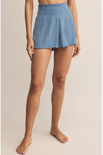 Dawn Smocked Shorts OCEANIC BLUE