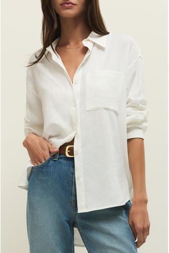 Alfie Button Up Shirt WHITE