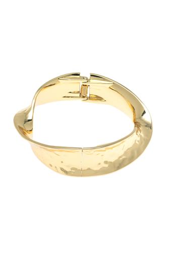 Texture with A Twist Cuff GOLD