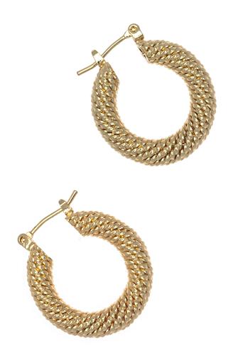 Textured Hoop GOLD