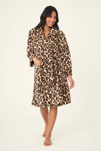 Cozy Cheetah Robe NATURAL