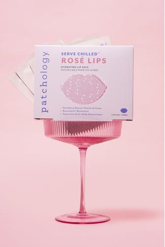 Serve Chilled Rose Lip Mask- 5 Gels/ Box SERVED CHILLED ROSE
