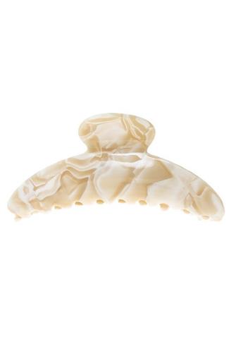 Jumbo Curved Classic Hair Claw Clip BEIGE