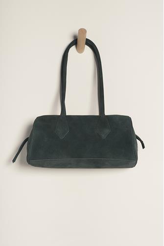 Sierra Suede Shoulder Bag EMERALD