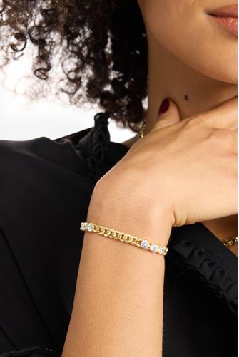 Baby Julians Obsessed with Diamonds Bracelet GOLD-WHITE