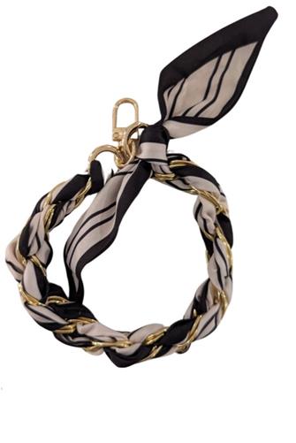 Phone Wrislet Chain BLACK TIE PALMS