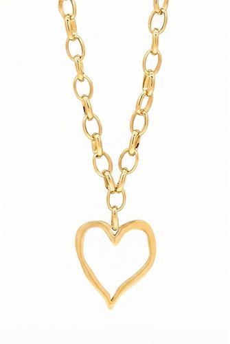 Heart Stainless Steel Necklace GOLD