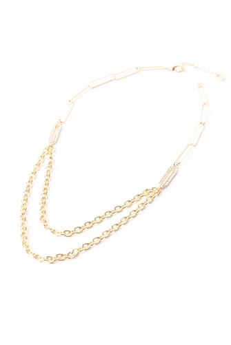 Double Layer Chain Necklace GOLD