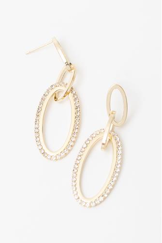 Chain Hoop Earrings GOLD