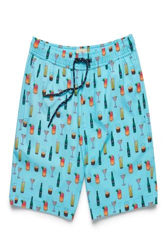 Jimmy Cocktail Lined Swim Trunk CARACAO COCKTAIL