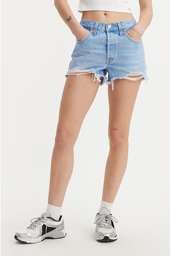 501 Hi Rise Cut Off Denim Short in Luxor Heat LUXOR HEAT