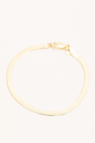 Gold Herringbone Bracelet GOLD