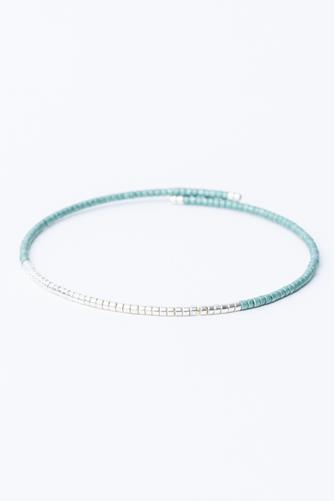 Norah Bangles Turquoise SILVER