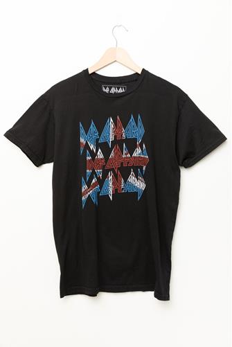 Def Leppard Short Sleeve T-Shirt BLACK