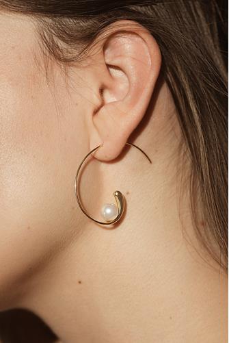 Jemima Pearl Earring GOLD