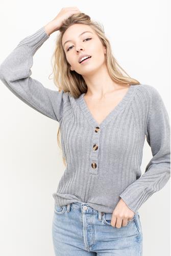 Henley Sweater GREY