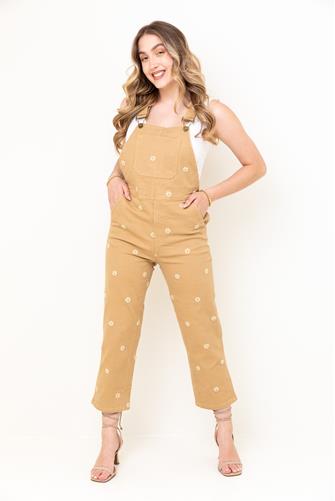 Daisy Tan Overalls SAND FLORAL