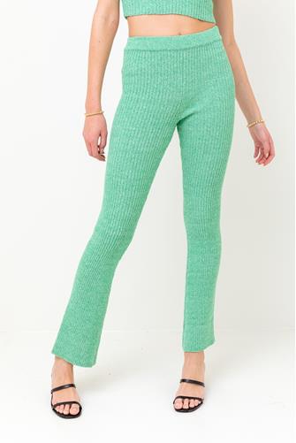Knit Sweater Fit and Flare Pant GREEN