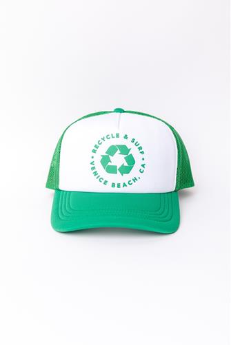 Recycle and Surf Basic Foam Trucker Hat GREY MULTI