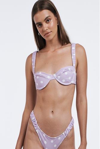 Lilac Spot Montana Underwire Bikini Top PURPLE MULTI -