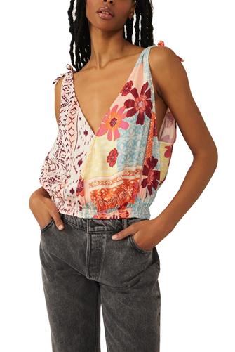 Tied To You Tank Top TROPICAL MULTI