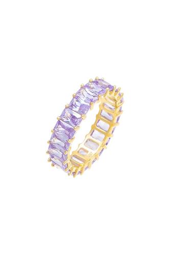 Sapphire Lilac Eternity Band Ring SAPPHIRE LILAC
