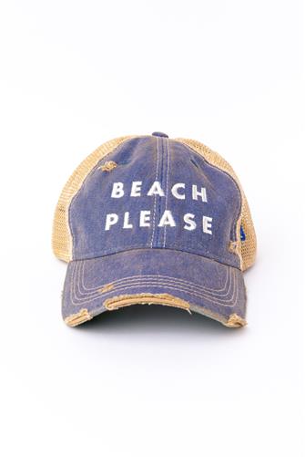 Beach Please Hat ROYAL