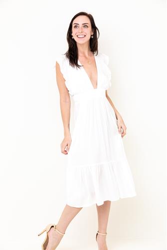 Jessie Midi Dress WHITE