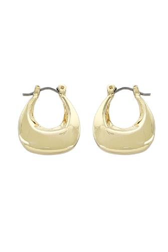 Gold Smooth Handbag Hoop Earrings GOLD
