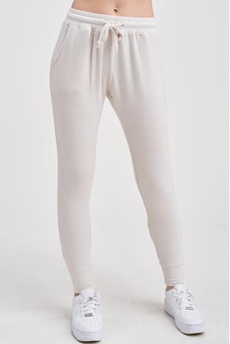 Busy Gal Jogger Pants White