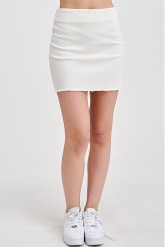 The One Bodycon Mini Skirt French Vanilla