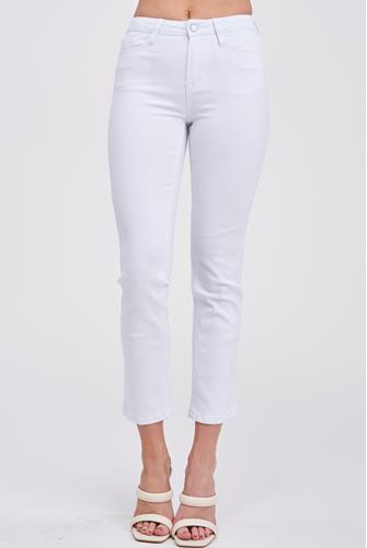 Be My Guest Crop Jeans White
