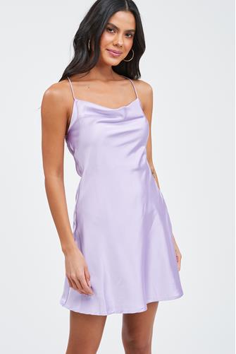 All Nighter Mini Dress Lilac