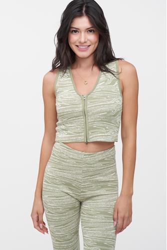 Woodsy Babe Knit Top Light Green