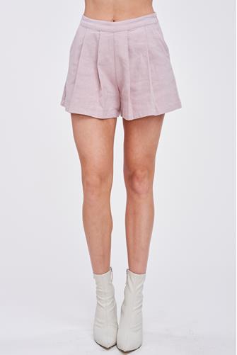 Just Lovely Linen Shorts Dusty Pink