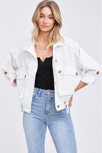 Blank NYC Above The Clouds Jacket White