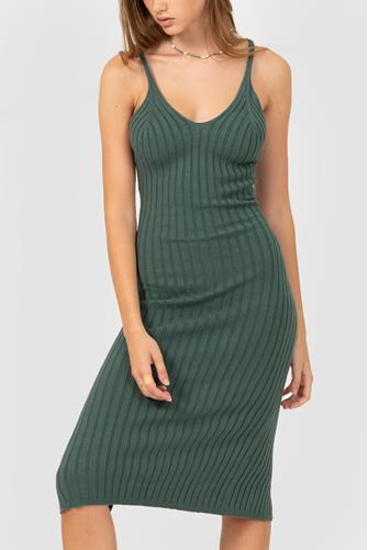Hallie Knit Maxi Dress Green